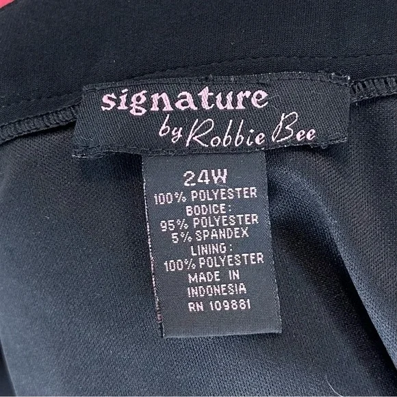 Signature by Robbie Bee V-Neck Sleeveless Sundress Plus Size 24W - Picture 9 of 12